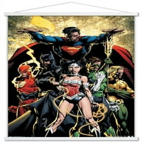 Stripovi-Justice League-Zidni plakat s drvenim magnetskim okvirom, 22.375 34