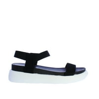 Bambusov zagonetka- elastična remen sportska sandala u crnoj boji
