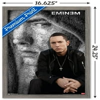 Eminem-plakat-kolaž na zidu, 14.725 22.375