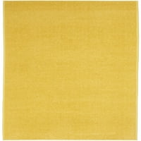 Jednobojni Moderni žuti tepih veličine 2' 6'