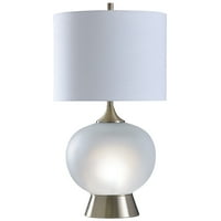Stolna svjetiljka i noćno svjetlo s bijelom tkaninom
