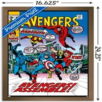 Comics of the comics-Avengers zidni Poster, 14.725 22.375 uokviren