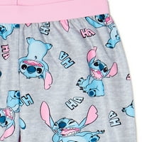 Disney Lilo & Stitch Girls Ekskluzivne pidžame hlače, 2-pack, veličine 4-12