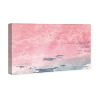 Wynwood Studio priroda i pejzažni zid umjetno platno print 'Snojivi Sky View' Skyscapes - ružičasta, plava