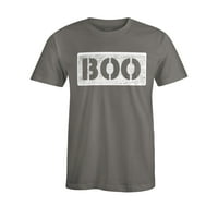 Muška majica za Noć vještica u stilu Boo u stilu Boo u stilu Boo-veliki ugljen