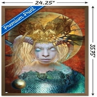 Jena Dellagrottaglia: Zidni plakat kozmički zodijak - Jarac, uokviren 22,37534
