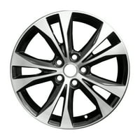 7. Obnovljeni OEM aluminijski legura kotača, obrađeni i crni, odgovara 2013- Toyota RAV4