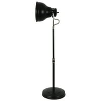 Metalna Stolna svjetiljka s podesivom visinom i sjenilom, Crna, 21 9
