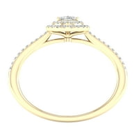 10k dijamantni zaručnički prsten s dijamantnim dijamantom