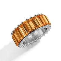 Nakit za žene prstenovi Vintage Romantični izvrsni prstenovi s punim bušenjem Višebojni geometrijski prstenovi Ženski nakit Slatki