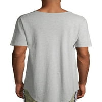 Obična majica bez obruba s kratkim rukavima i grafičkim uzorkom u kompletu