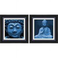 Buddha Blue 14 14 zidna umjetnost