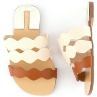 Mio Marino Frillscalloped Slide sandale za žene
