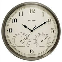 Westclox® Westclox® unutarnji vanjski sat s mjeračima temperature i vlage