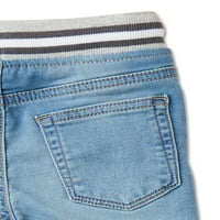 Traper kratke hlače od rastezljivog dresa za bebe i male dječake, 2 pakiranja, veličine od 12 m do 5 T