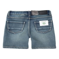Tvrtka Silver Jeans. Pletene traper kratke hlače za dječake, veličine 4-16