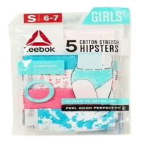 Donje rublje za djevojčice od pamučnih elastičnih hipster gaćica, pakiranje, veličine