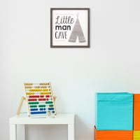 Teepee Little Man špilja uokviren zidni umjetnički tisak