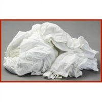 Krpe za brisanje odjeće 552-101 lbs. Bijela pletena polo majica s krpama za brisanje odjeće