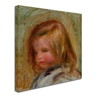 Zaštitni znak likovne umjetnosti portret Coco, ulje na platnu Renoirove četke