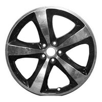 Obnovljeni OEM aluminijski legura kotača, polirani i duboko crni, odgovara punjaču 2012- Dodge
