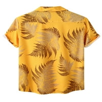 Topovi za muškarce, bluza s kratkim rukavima i dekolteom čamca, ljetne košulje, ležerna odjeća, havajska majica, majica s običnim