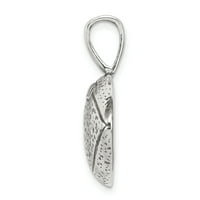 Sterling silver čvrsta konkavna ogrlica s privjeskom za nakit za žene-5 grama