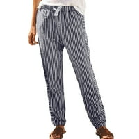 Modne ženske ljetne Ležerne široke hlače s džepnim printom, duge hlače, alternativna odjeća, alternativna odjeća
