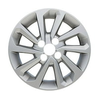 Kai 5. Obnovljeni OEM kotač od aluminijskog legura, svi obojeni svijetlo srebro, odgovara Hyundai Accent Hatchback