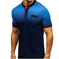 Muška majica s kratkim rukavima majica s kratkim rukavima majica s bluzom ljetna ležerna košulja na kopčanje Muška odjeća