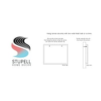 Stupell Industries Cvjetna žena Line Line Line Doodle Graphic Art Gallery Wrapped Canvas Print Wall Art, Dizajn by JJ Design House