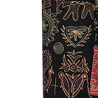 Zimske tajice obložene runom ženske muške Casual hlače s retro printom elastični pojas i džepovi Harem hlače široke duge hlače vunene