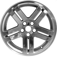 7. Obnovljeni OEM aluminijski legura kotača, polirani W srebrni maskirani ručni maskirani, odgovara 2005.- Dodge Magnum