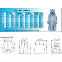 Ženska sportska odjeća plus size ležerni preveliki labavi rez s izrezom u obliku slova u i dugim rukavima puloveri dukserice tunika