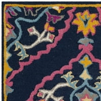 Više ručno rađenih tepiha u tamnoplavoj boji 9605