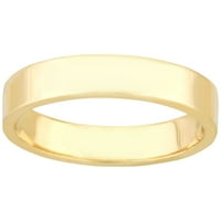 14K žuto zlato visoko polirani prsten, veličina - žene